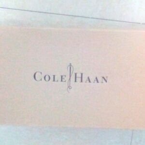 Brand new never been worn size 8.5 Cole Haan Loafers real leather in box grey.